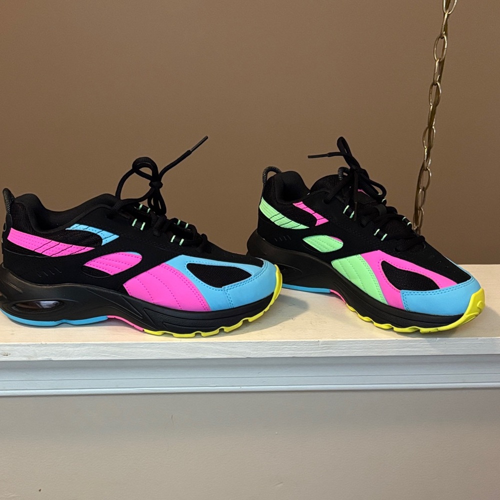 Puma Kids Sneakers - Black, Pink, Blue, Green